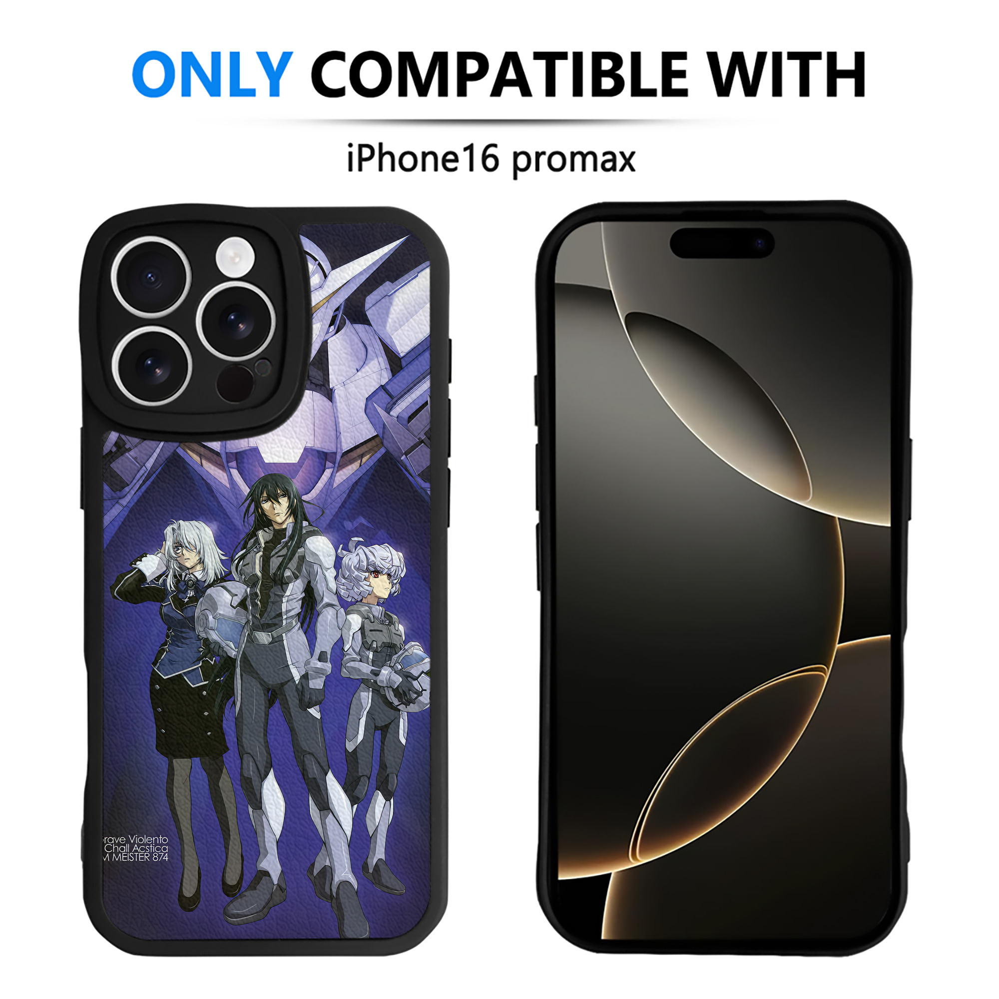 （画像用） 機動戦士ガンダム Mobile Suit Gundam 【iPhone 16シリーズ対応】シリコンスマホケース（レザー調） 材質：シリコン